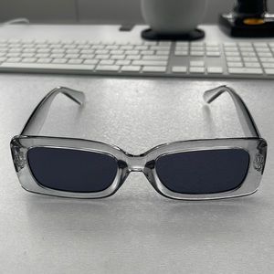 Turquoise, transparent, sunglasses